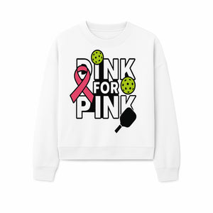 Drink for Pink Pickleball Fundraiser T-Shirt | Breast Cancer Awareness Sports Apparel - Sweatshirt 1758685037233.jpg