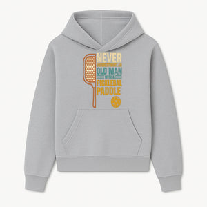 Never Underestimate an Old Man with a Pickleball Paddle - Funny Pickleball T-shirt Gift for Players and Seniors - Hoodie 1758685038122.jpg
