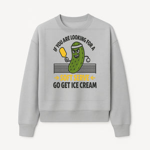 Funny Pickle Soft Serve Ice Cream Sign, Unique Foodie Decor, Kitchen Wall Art, Quirky Home Decoration, Gifts for Ice Cream Lovers - Sweatshirt 1758685038669.jpg