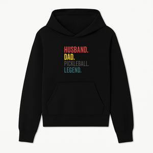 Husband Dad Pickleball Legend T-Shirt | Funny Gift for Dad | Sports Enthusiast Tee | Unisex Casual Wear - Hoodie 1758685039209.jpg