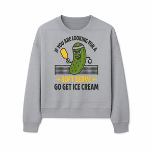 Funny Pickle Soft Serve Ice Cream Sign, Unique Foodie Decor, Kitchen Wall Art, Quirky Home Decoration, Gifts for Ice Cream Lovers - Sweatshirt 1758685039483.jpg