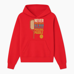 Never Underestimate an Old Man with a Pickleball Paddle - Funny Pickleball T-shirt Gift for Players and Seniors - Hoodie 1758685039508.jpg