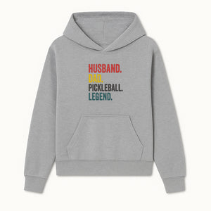 Husband Dad Pickleball Legend T-Shirt | Funny Gift for Dad | Sports Enthusiast Tee | Unisex Casual Wear - Hoodie 1758685039600.jpg