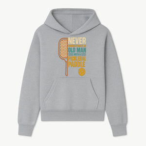 Never Underestimate an Old Man with a Pickleball Paddle - Funny Pickleball T-shirt Gift for Players and Seniors - Hoodie 1758685039656.jpg