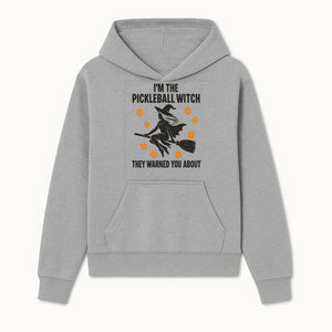 Pickleball Witch Halloween T-Shirt - Funny Sports Costume Gift for Pickleball Players - Halloween Party Apparel - Hoodie 1758685039923.jpg