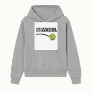 Pickleball 'It Was In' Graphic Tee - Fun Sports Shirt for Players, Fans, and Gifts - Hoodie 1758685039996.jpg