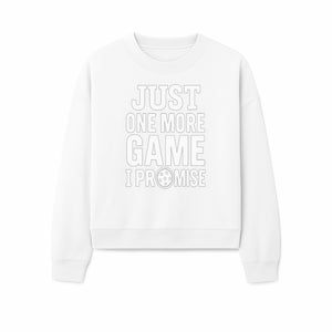 Just One More Game I Promise Mug - Fun Gaming Gift for Gamers, Game Night Coffee Cup, Video Game Enthusiast Present - Sweatshirt 1758685044344.jpg