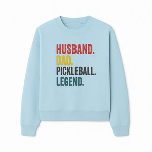 Husband Dad Pickleball Legend T-Shirt | Funny Gift for Dad | Sports Enthusiast Tee | Unisex Casual Wear - Sweatshirt 1758685045627.jpg