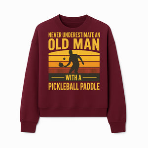 Never Underestimate an Old Man with a Pickleball Paddle Vintage T-Shirt - Sweatshirt 1758685045752.jpg