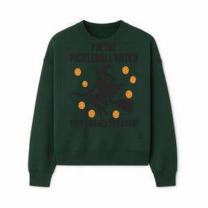 Pickleball Witch Halloween T-Shirt - Funny Sports Costume Gift for Pickleball Players - Halloween Party Apparel - Sweatshirt 1758685045792.jpg