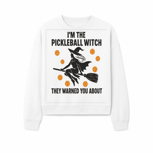 Pickleball Witch Halloween T-Shirt - Funny Sports Costume Gift for Pickleball Players - Halloween Party Apparel - Sweatshirt 1758685046871.jpg