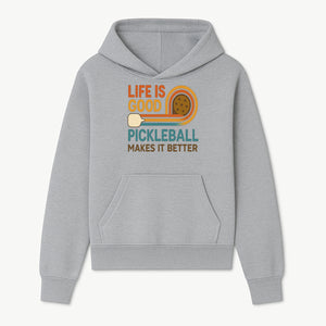 Life is Good Pickleball Makes It Better T-Shirt | Fun Sports Tee | Pickleball Lover Gift | Casual Wear - Hoodie 1758685049951.jpg