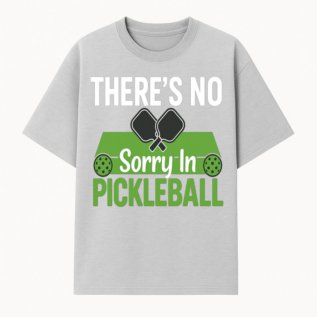 There's No Sorry in Pickleball Wall Art - Fun Pickleball Decor for Players & Fans - Great Gift for Sports Enthusiasts - T-shirt 1758685050967.jpg