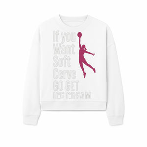 Funny Basketball Ice Cream Quote T-Shirt - Soft Serve Humor Graphic Tee for Sports Lovers - Sweatshirt 1758728317927.jpg