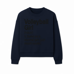 Volleyball Girl Definition T-Shirt Fun Sports Tee for Volleyball Lovers and Athletes Cool Gift for Players and Fans - Sweatshirt 1758728334730.jpg