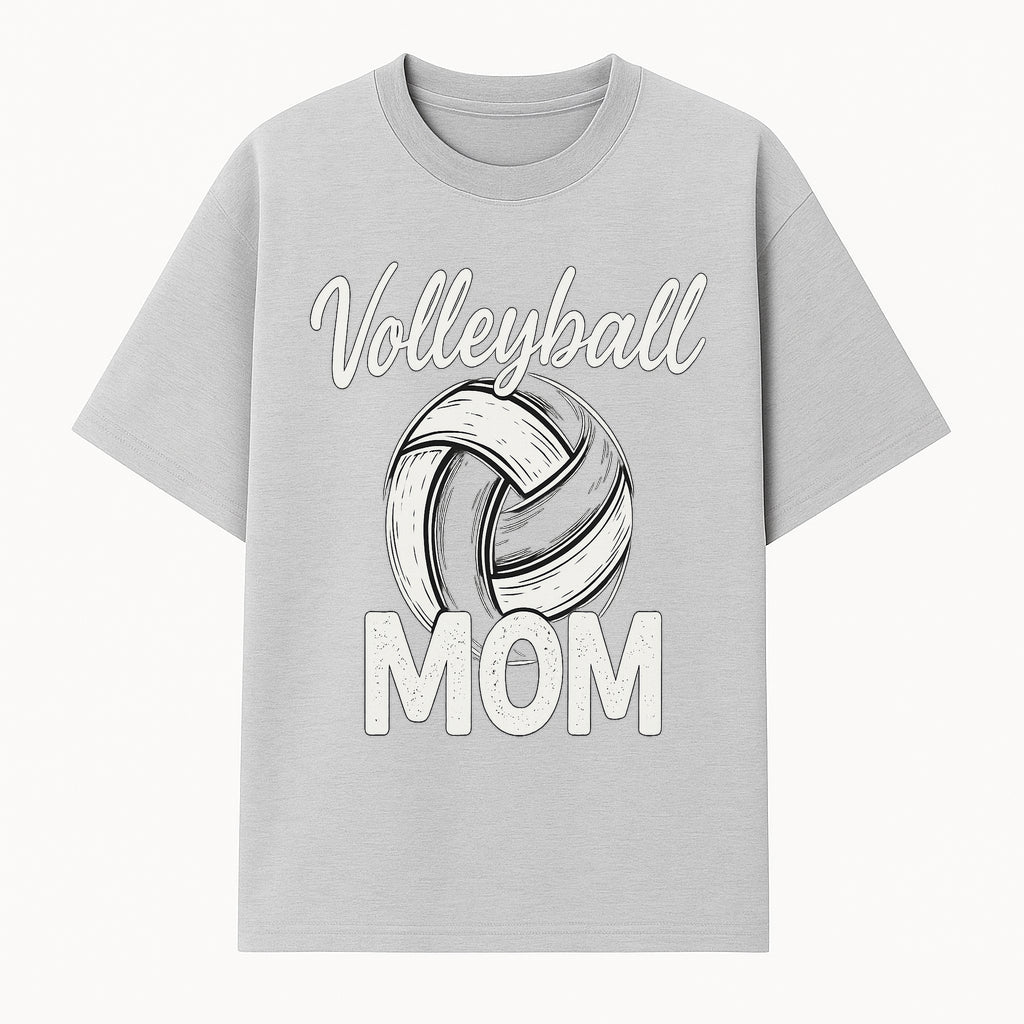 Volleyball Mom Graphic Tee - Perfect Gift for Sports Enthusiasts, Team Spirit Apparel, Casual Wear for Proud Volleyball Moms - T-shirt 1758728334988.jpg