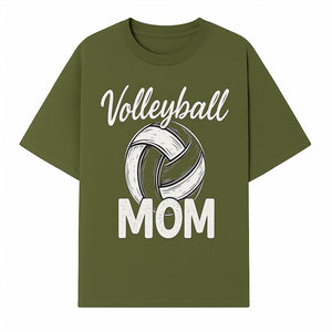 Volleyball Mom Graphic Tee - Perfect Gift for Sports Enthusiasts, Team Spirit Apparel, Casual Wear for Proud Volleyball Moms - T-shirt 1758728335377.jpg