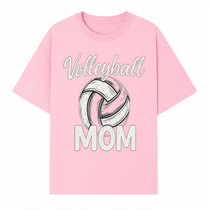 Volleyball Mom Graphic Tee - Perfect Gift for Sports Enthusiasts, Team Spirit Apparel, Casual Wear for Proud Volleyball Moms - T-shirt 1758728335777.jpg
