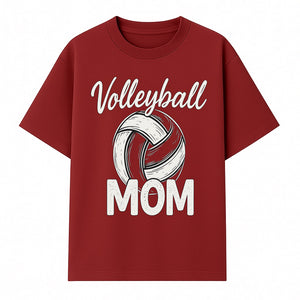 Volleyball Mom Graphic Tee - Perfect Gift for Sports Enthusiasts, Team Spirit Apparel, Casual Wear for Proud Volleyball Moms - T-shirt 1758728335897.jpg