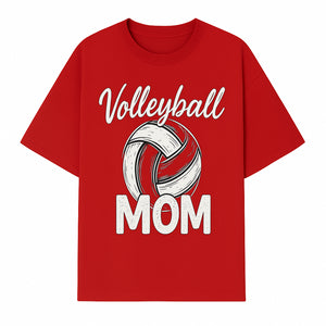 Volleyball Mom Graphic Tee - Perfect Gift for Sports Enthusiasts, Team Spirit Apparel, Casual Wear for Proud Volleyball Moms - T-shirt 1758728336205.jpg