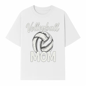 Volleyball Mom Graphic Tee - Perfect Gift for Sports Enthusiasts, Team Spirit Apparel, Casual Wear for Proud Volleyball Moms - T-shirt 1758728336467.jpg