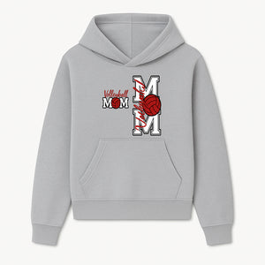 Glitter Volleyball Mom Decal | Stylish Sports Mom Sticker | Perfect Gift for Volleyball Lovers | Red & Black Design - Hoodie 1758728340321.jpg