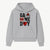 Game Day Volleyball Shirt with Heart, Bow, and Floral Design - Perfect for Sports Fans and Players - Hoodie 1758728342194.jpg