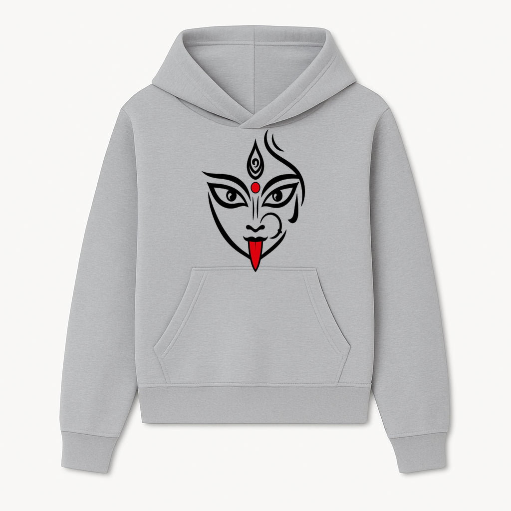 Kali Art Print - Black and Red Hindu Goddess Wall Decor, Spiritual Home Decoration, Eastern Aesthetic, Bohemian Style - Hoodie 1758730673821.jpg