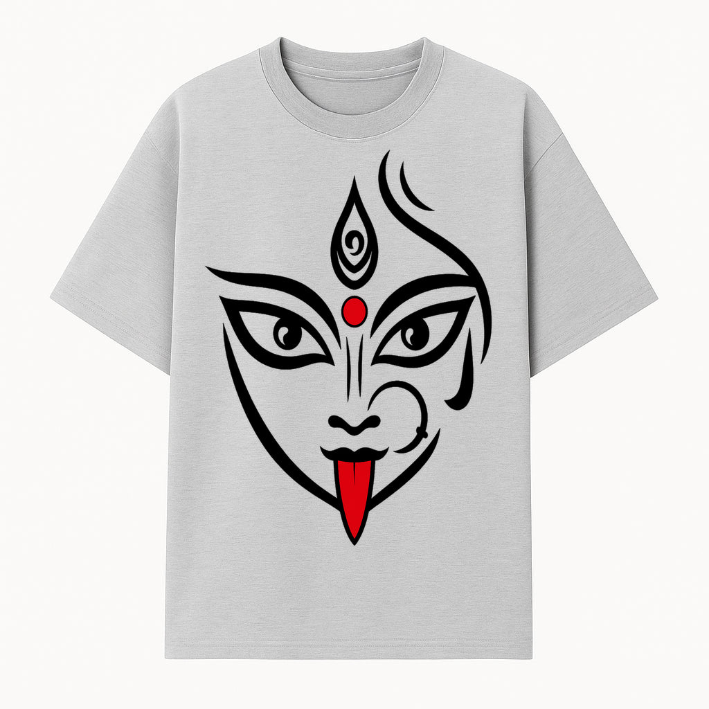 Kali Art Print - Black and Red Hindu Goddess Wall Decor, Spiritual Home Decoration, Eastern Aesthetic, Bohemian Style - T-shirt 1758730676614.jpg