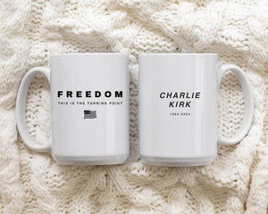 Charlie Kirk Mug Turning Point Usa Coffee Cup Freedom Gift Coffee Mug Justice For Charlie Freedom Of Speech I Am Charlie Kirk Mug Patriotism 1758766969670.jpg