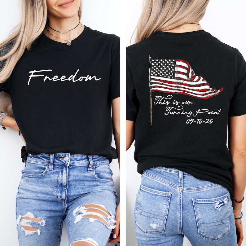 Freedom Charlie Kirk This Is The Turning Point Shirt Justice For Charlie Kirk Shirt Freedom Speech Protest Shirt Rest In Peace Shirt 1758768873291.jpg