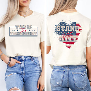 Charlie Kirk Freedom Shirt This Is The Turning Point 2 Sided Shirt Conservative Gift Patriotic Justice For Charlie Kirk Freedom Shirt 1758776975948.jpg