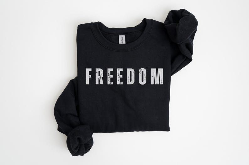 Charlie Kirk Freedom Sweatshirt Charlie Kirk Make America Great Again Donald Trump Freedom Charlie Kirk Assassination Sweatshirt 1758857439172.jpg