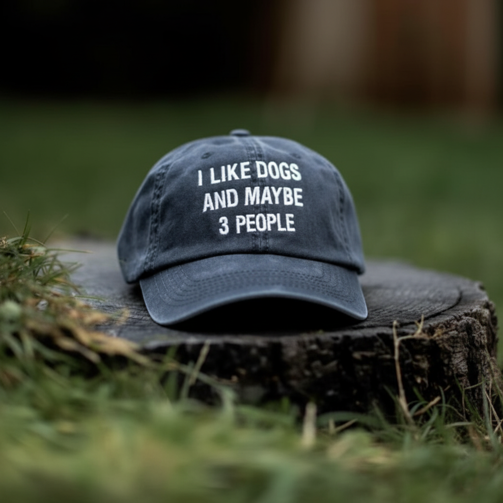 I Like Dogs And Maybe 3 People Hat Funny Embroidered Dad Hat Dog Lover Gift Sarcastic Baseball Cap 1758944668309.png