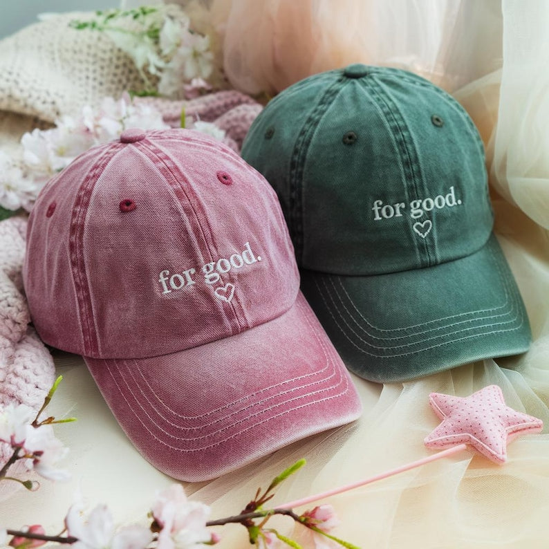 Embroidered For Good Hat Aesthetic Changed For Good Washed Hat Changed For Good Wicked Defygravity Shirt Embroidered Hat 1758945422961.jpg