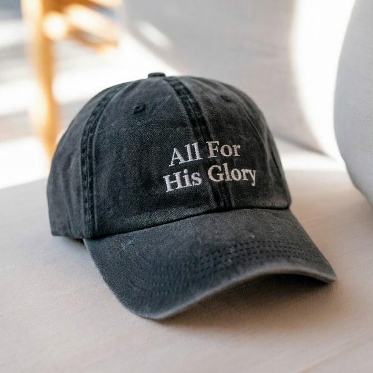 All For His Glory Embroidered Baseball Hat Christian Baseball Hat Faith Hat For Men Women Christian Gift Religious Gift Idea 1759120480015.jpg