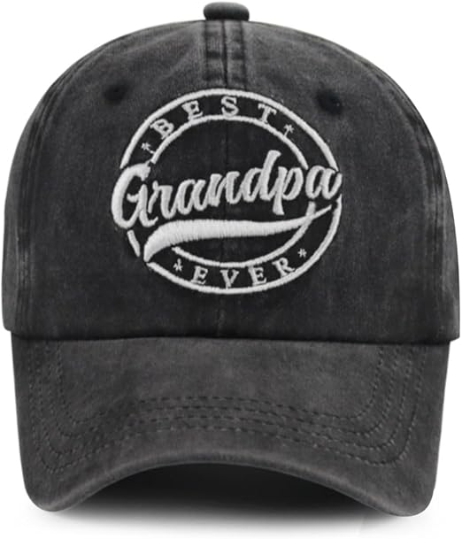Best Grandpa Ever Hat For Men Adjustable Cotton Embroidered Grandfather Baseball Cap 1759129287261.png