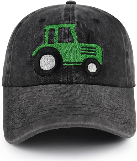 Farm Tractor Hats For Men Women Adjustable Washed Cotton Embroidered Farmer Baseball Cap 1759130542029.png