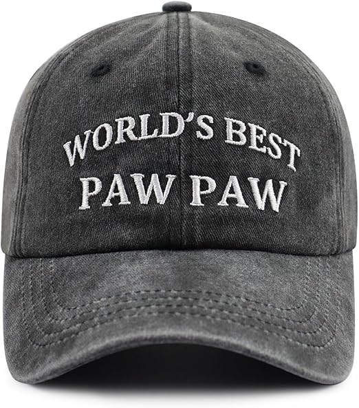 Worlds Best Paw Paw Papa Uncle Hat For Grandpa Dad Men Funny Adjustable Cotton Embroidered Grandfather Father Baseball Cap 1759131868410.png
