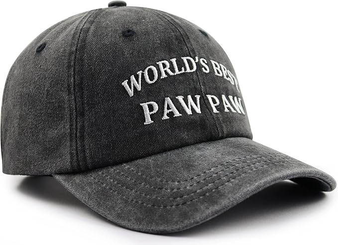 Worlds Best Paw Paw Papa Uncle Hat For Grandpa Dad Men Funny Adjustable Cotton Embroidered Grandfather Father Baseball Cap 1759131869105.png
