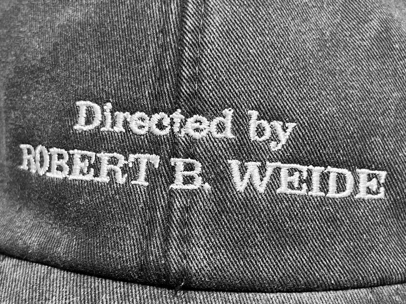 Directed By Robert B Weide Embroidered Cap 1759135942499.png
