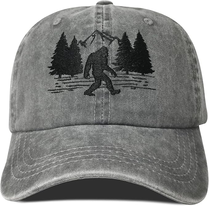 Embroidered Big Foot Baseball Hats 1759136047804.png