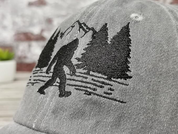 Embroidered Big Foot Baseball Hats 1759136047989.png