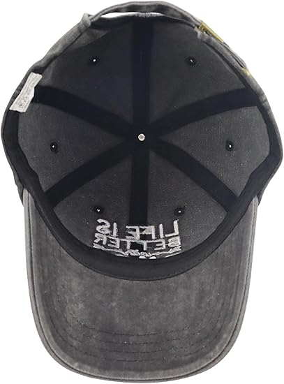 Life Is Better With Dogs Hat For Men Women Funny Adjustable Embroidered Animal Gifts Baseball Cap 1759136545607.png