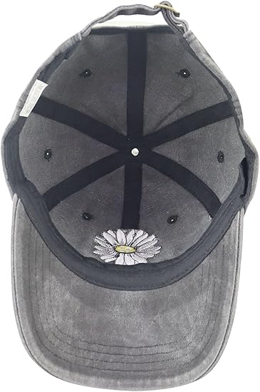 Pickleball Hat For Women Funny Adjustable Cotton Embroidered Daisy Pickle Ball Baseball Cap 1759136897103.png