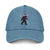 Christmas Bigfoot Embroidered Denim Dad Hat Sasquatch Candy Cane Cap 1759201511690.png