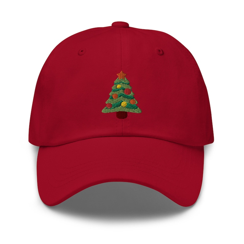 Christmas Tree Embroidered Dad Hat Embroidered Christmas Unisex Cap Christmas Dad Cap Women Christmas Gift Hat Embroidered Xmas Tree Hat 1759202055447.png