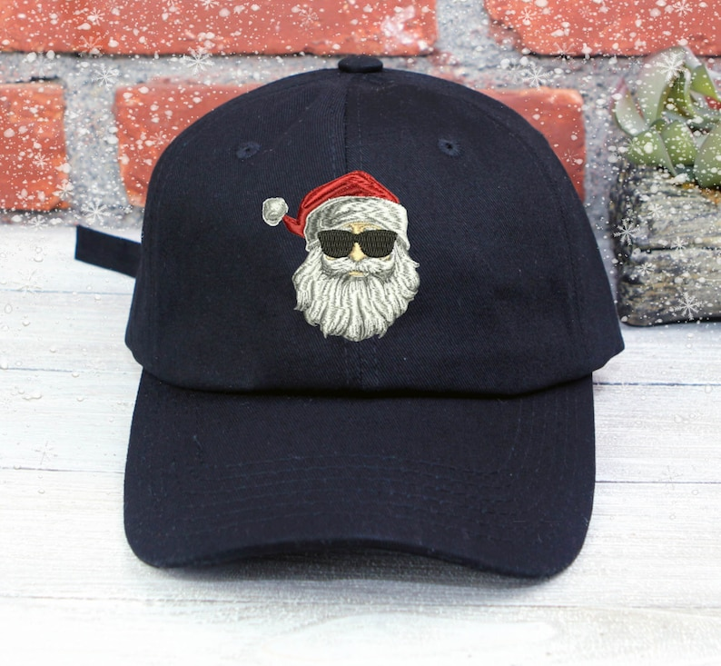 Cool Santa Claus Embroidered Low Profile Baseball Cap Christmas Cap Christmas Hat Santa Baby 1759202087867.png