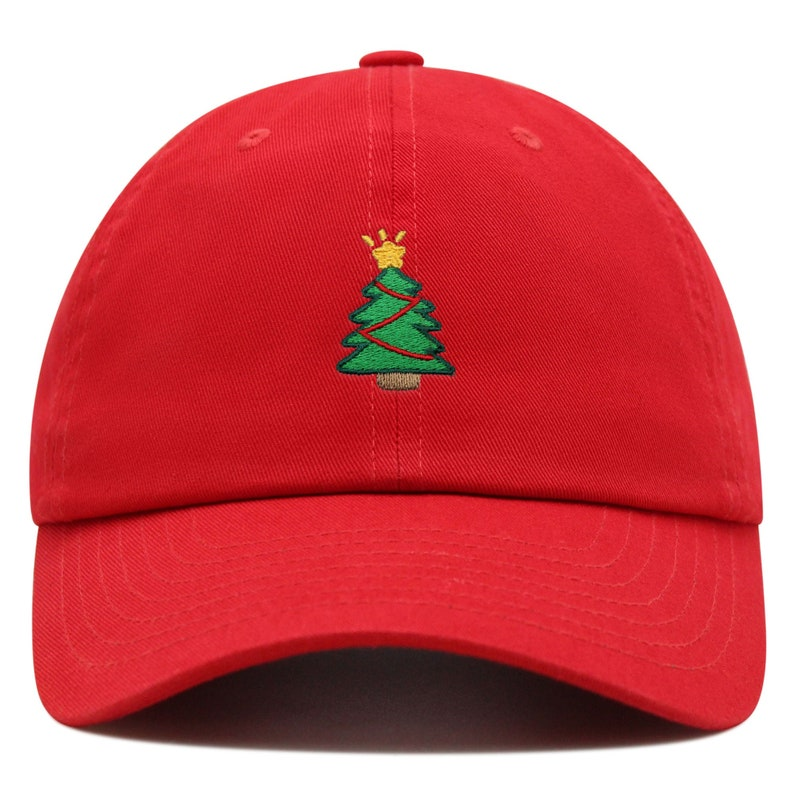 Embroidered Christmas Tree Dad Hat Holiday Baseball Cap 1759202654659.png