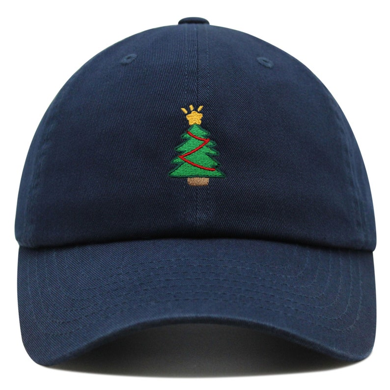 Embroidered Christmas Tree Dad Hat Holiday Baseball Cap 1759202654726.png